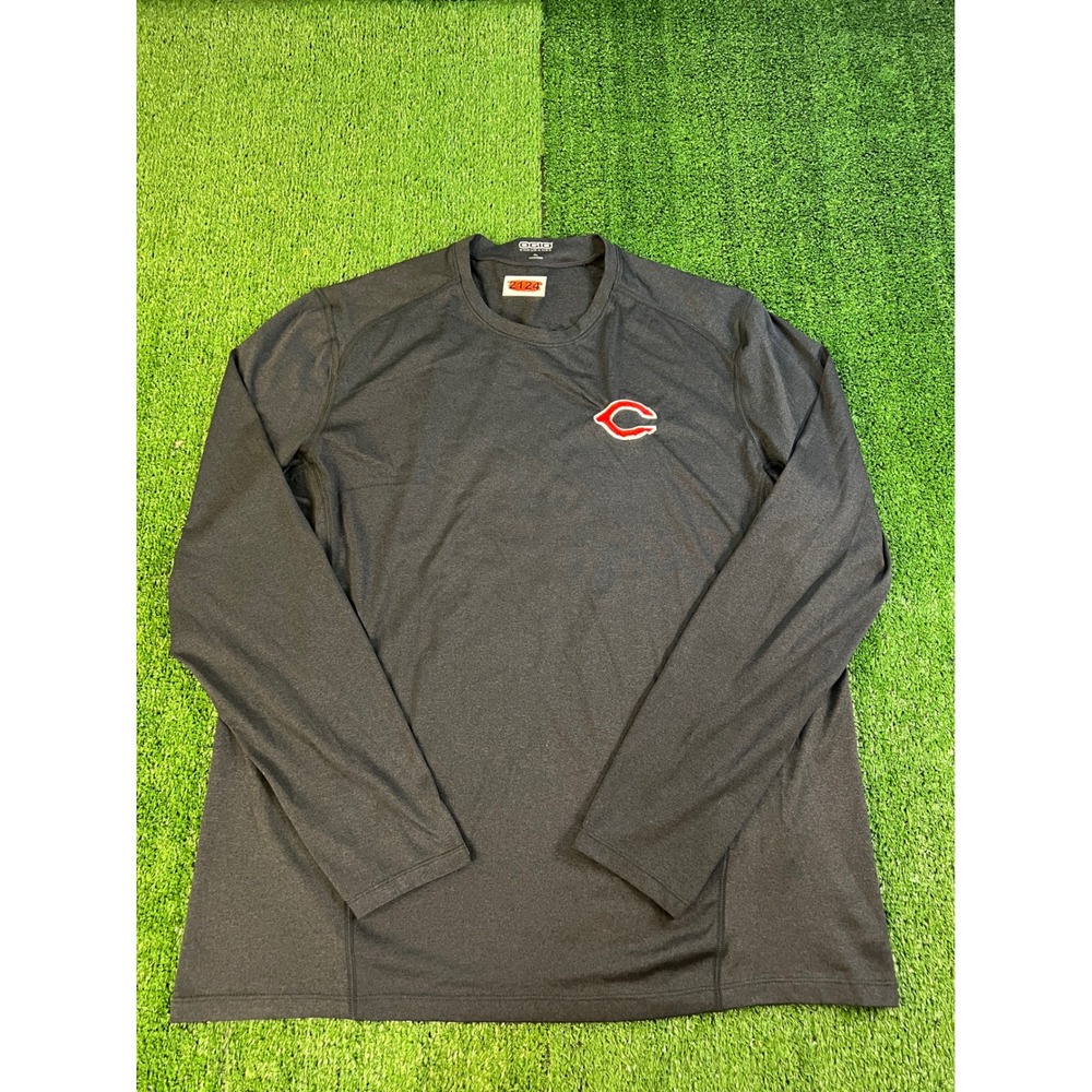 OGIO Endurance Cincinnati Reds Mens XL Long Sleeve Performance Shirt Gray MLB